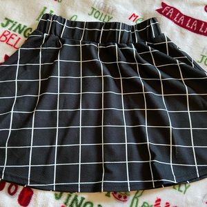 Shein Lined Pattern Skirt